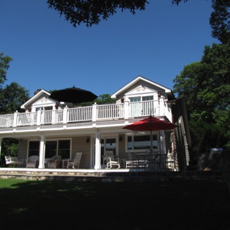 Back of the main house.